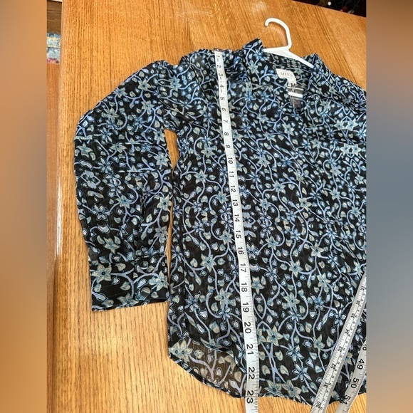 MISA Los Angeles NWT SONIA TOP Nightshade Flora, sz XS, 18” p2p - Picture 8 of 11